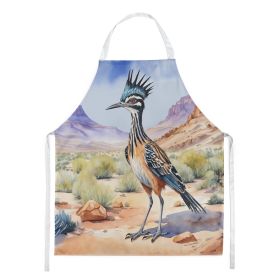 New Mexico Greater Roadrunner Apron Cooking Kitchen Server Baking Crafts Gardening for Adult Women Men, Unisex, Large, Multicolor