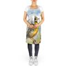 North Dakota Western Meadowlark Apron Cooking Kitchen Server Baking Crafts Gardening for Adult Women Men, Unisex, Large, Multicolor