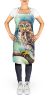 Northern Pygmy Owl Apron Cooking Kitchen Server Baking Crafts Gardening for Adult Women Men, Unisex, Large, Multicolor