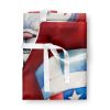 Papillon Patriotic American Apron Cooking Kitchen Server Baking Crafts Gardening for Adult Women Men, Unisex, Large, Multicolor