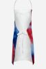 Pug Patriotic American Apron Cooking Kitchen Server Baking Crafts Gardening for Adult Women Men, Unisex, Large, Multicolor