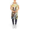 Eastern Screech Owl Apron Cooking Kitchen Server Baking Crafts Gardening for Adult Women Men, Unisex, Large, Multicolor