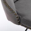A&A Furniture,Swivel Velvet Barstools Adjusatble Seat Height from 25-33 Inch,17.7 inch base