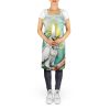 Sulphurcrested Cockatoo Apron Cooking Kitchen Server Baking Crafts Gardening for Adult Women Men, Unisex, Large, Multicolor