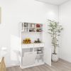 67.7" Tall Kitchen Trash Can Storage Cabinet with 3 Adjustable Shelves, 2 Drawers and 1 Tilt Out Trash Cabinet for Kitchen, Dinning Room
