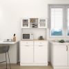 67.7" Tall Kitchen Trash Can Storage Cabinet with 3 Adjustable Shelves, 2 Drawers and 1 Tilt Out Trash Cabinet for Kitchen, Dinning Room