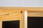 Kitchen Island & Kitchen Cart, Mobile Kitehcn Island with Extensible Rubber Wood Table Top,adjustable Shelf Inside Cabinet for Different Utensils