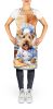 Wheaten Terrier The Chef Apron Cooking Kitchen Server Baking Crafts Gardening for Adult Women Men, Unisex, Large, Multicolor