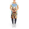 Norwich Terrier Luau Apron Cooking Kitchen Server Baking Crafts Gardening for Adult Women Men, Unisex, Large, Multicolor