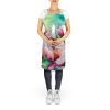 Louisiana Magnolias in Watercolor Apron Cooking Kitchen Server Baking Crafts Gardening for Adult Women Men, Unisex, Large, Multicolor