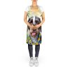 German Wirehaired Pointer Luau Apron Cooking Kitchen Server Baking Crafts Gardening for Adult Women Men, Unisex, Large, Multicolor