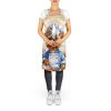 Silky Terrier The Chef Apron Cooking Kitchen Server Baking Crafts Gardening for Adult Women Men, Unisex, Large, Multicolor