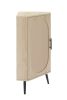 Corner cabinet ,Rattan door,Freestanding Corner Tables For Small Spaces, Corner Shelf Stand For Living Room, Kitchen, Bathroom, Bedroom