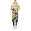 Connecticut American Robin Apron Cooking Kitchen Server Baking Crafts Gardening for Adult Women Men, Unisex, Large, Multicolor