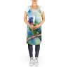 Pionus Apron Cooking Kitchen Server Baking Crafts Gardening for Adult Women Men, Unisex, Large, Multicolor