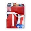 Tibetan Mastiff Patriotic American Apron Cooking Kitchen Server Baking Crafts Gardening for Adult Women Men, Unisex, Large, Multicolor