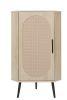 Corner cabinet ,Rattan door,Freestanding Corner Tables For Small Spaces, Corner Shelf Stand For Living Room, Kitchen, Bathroom, Bedroom