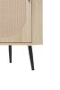 Corner cabinet ,Rattan door,Freestanding Corner Tables For Small Spaces, Corner Shelf Stand For Living Room, Kitchen, Bathroom, Bedroom
