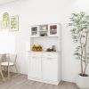 67.7" Tall Kitchen Trash Can Storage Cabinet with 3 Adjustable Shelves, 2 Drawers and 1 Tilt Out Trash Cabinet for Kitchen, Dinning Room
