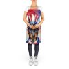 Manchester Terrier Patriotic American Apron Cooking Kitchen Server Baking Crafts Gardening for Adult Women Men, Unisex, Large, Multicolor