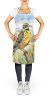 North Dakota Western Meadowlark Apron Cooking Kitchen Server Baking Crafts Gardening for Adult Women Men, Unisex, Large, Multicolor