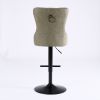 A&A Furniture,Aged and Retro PU Swivel Barstools Adjusatble Seat Height from 26-33 Inch