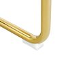 Modern dining chairs, restaurant chairs, and gold legged upholstered chairs made of artificial leather, suitable for kitchens, living rooms, bedrooms