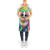 Corgi Hippie Dawg Apron Cooking Kitchen Server Baking Crafts Gardening for Adult Women Men, Unisex, Large, Multicolor