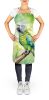Monk Parakeet Apron Cooking Kitchen Server Baking Crafts Gardening for Adult Women Men, Unisex, Large, Multicolor