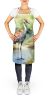 Sandhill Crane Apron Cooking Kitchen Server Baking Crafts Gardening for Adult Women Men, Unisex, Large, Multicolor