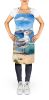 Utah California Gull Apron Cooking Kitchen Server Baking Crafts Gardening for Adult Women Men, Unisex, Large, Multicolor
