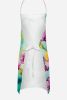 Orchids in Watercolor Apron Cooking Kitchen Server Baking Crafts Gardening for Adult Women Men, Unisex, Large, Multicolor