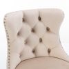 Swivel Velvet Barstools Adjusatble Seat Height from 25-33 Inch