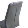Modern dining chairs, restaurant chairs, and gold legged upholstered chairs made of artificial leather, suitable for kitchens, living rooms, bedrooms