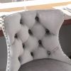 A&A Furniture,Golden Swivel Velvet Barstools Adjusatble Seat Height from 25-33 Inch